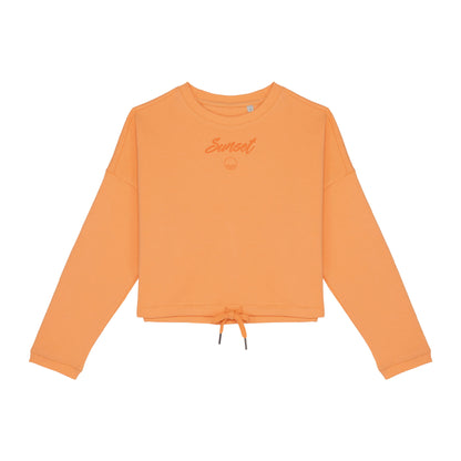 SUDADERA OVERSIZE CROP MUJER