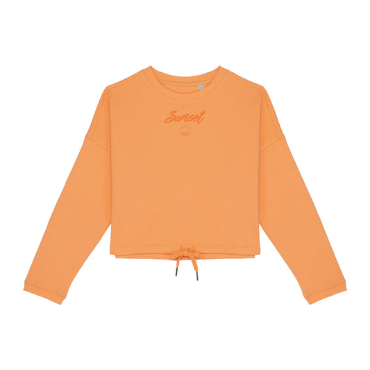 SUDADERA OVERSIZE CROP MUJER