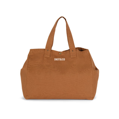 TOTE BAG SUNSET&CO WHASHED CARAMEL COFFEE