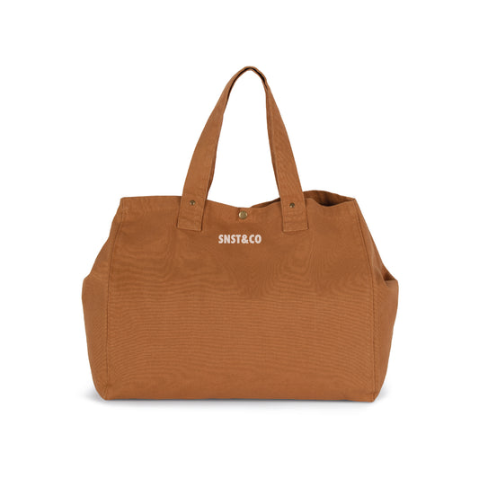 TOTE BAG SUNSET&CO WHASHED CARAMEL COFFEE