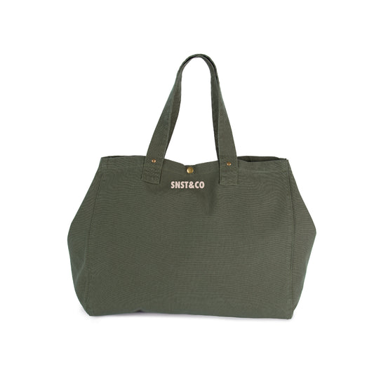TOTE BAG SUNSET&CO WHASHED KOMBU GREEN
